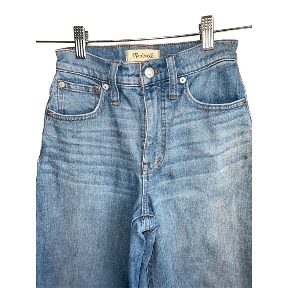 Madewell Wide-Leg Crop Jeans in Delancey Wash Size 23 - Picture 7 of 14